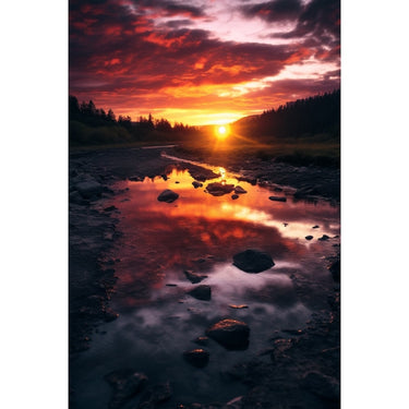 Toile Coucher De Soleil